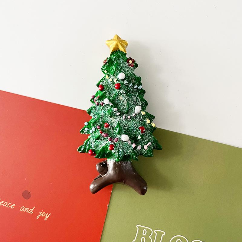 3D Nordic Santa & Reindeer Christmas Refrigerator Magnets