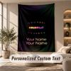 Wandteppich Benutzerdefinierter Name Text, Wandbehang Teppich Heimzimmer DekorColdplay