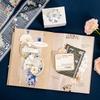6 Styles, Each 200cm, PET Tape. English Transparent Lace Flower Tape DIY Handmade Collage Decorative Material Tape Stickers