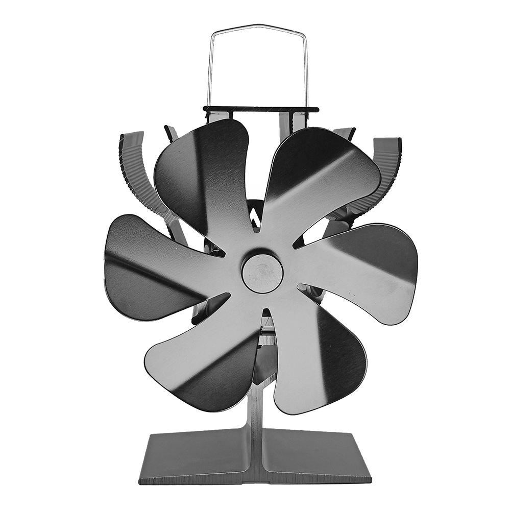 6-Blade Thermal Power Stove Heating Fans Single Head Stove Top Fan For Fireplaces Multifunctional Stove Top Fan for Home Heat