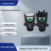 4-Minute 360° Oscillating Garden Sprinkler - Adjustable, Water-Saving Circular Sprinkler for Landscape and Tea Gardens