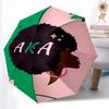 AKA logo9 Print Automatic Umbrella, 8 Rib Iron Frame, Plastic Handle, Suitable for Outdoor Travel &Daily , Ideal Gift