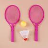 2pcs Mini Badminton Racket & 1pc Badminton 1pc Table Tennis Two Person Interactive Universal Sports Game Birthday Gifts