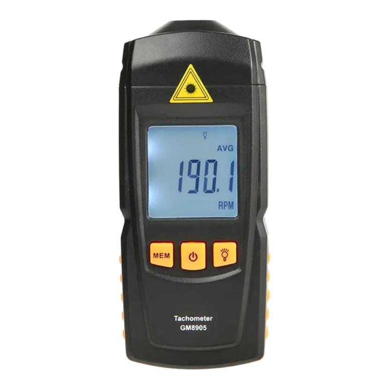 

Portable High Precisions Digital Tachometer 2.5-99999RPM Measurement Speedometer LCD Display Digital Tachometer 1