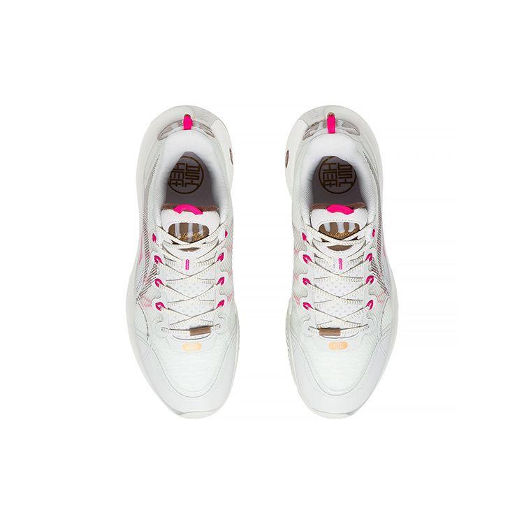 Li-Ning Yushuai 14 Low Fondant Icing Unisex Sneakers White Brown ABAR123-19