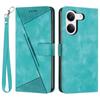 Case for Redmi Turbo 5 5G - Leather/PU, Green, With Lanyard