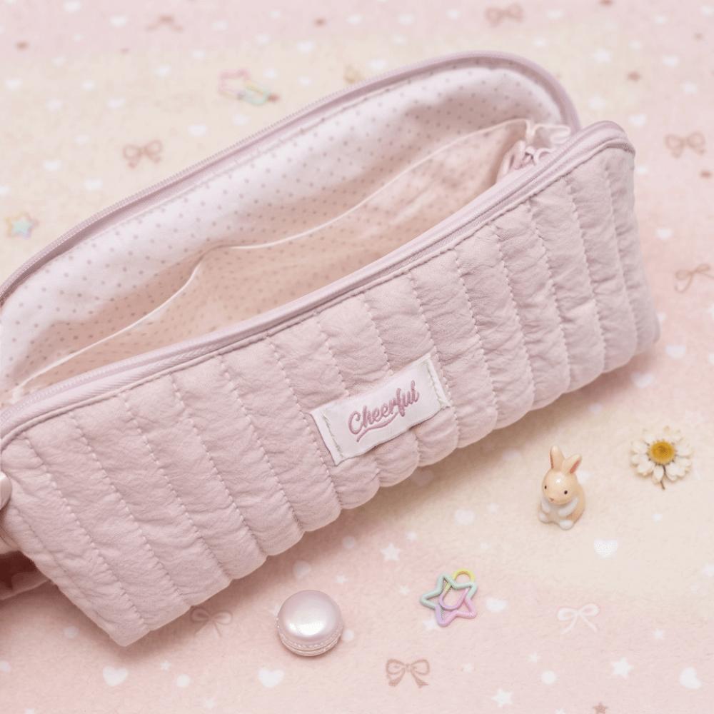 With Lanyard Pencil Case with Zipper Pen Bag Simple Pencil Bag Portable