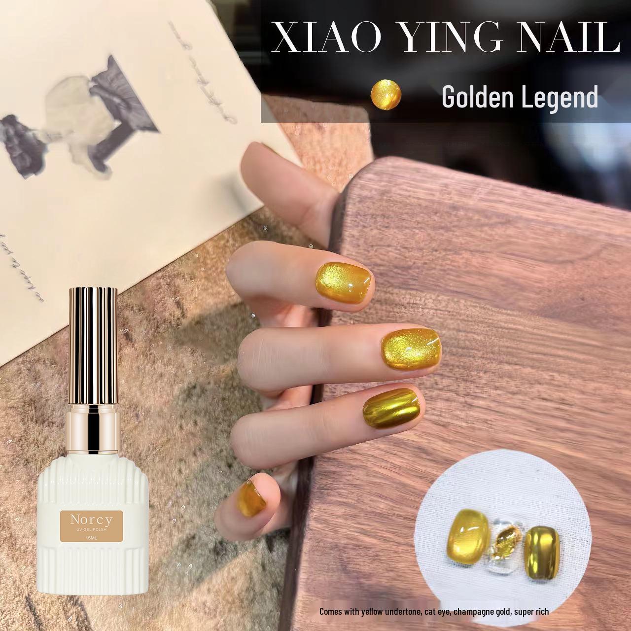 

Golden Legend 2024 Дофаминовый гель для ногтей «Кошачий глаз» - Летняя коллекция