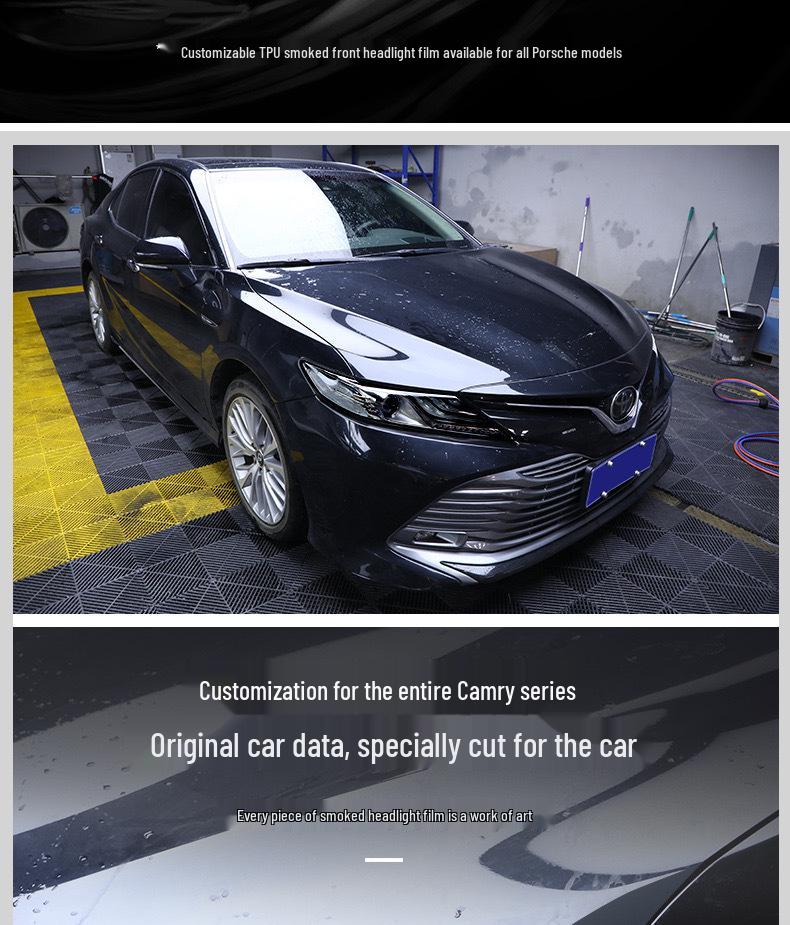 Toyota Corolla CROSS (21-26) Smoked Transparent Headlight Film - TPU