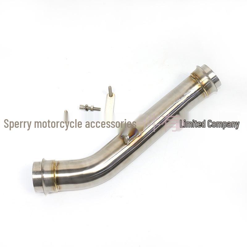 Compatible with KTM 1290 SUPER DUKE R/GT: Modified Mid-Section Exhaust Pipe with Three-Way Catalytic Converter.