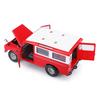 Bburago 1/25 Scale Land Rover Series II Red / Diecast Model Car, Finished Product 18-22063