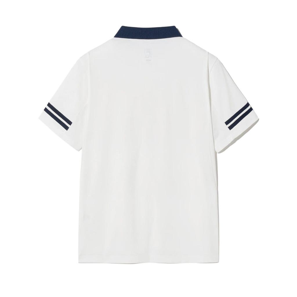 FILA Polo Shirts Men's White Polo Collar Moderate FS2TSH2302M-OWH