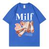 Man I Love Feet Funny Meme Graphic T Shirts High Quality Fashion Short Sleeve Tshirt Men Women Casual Loose Tshirts Streetwear