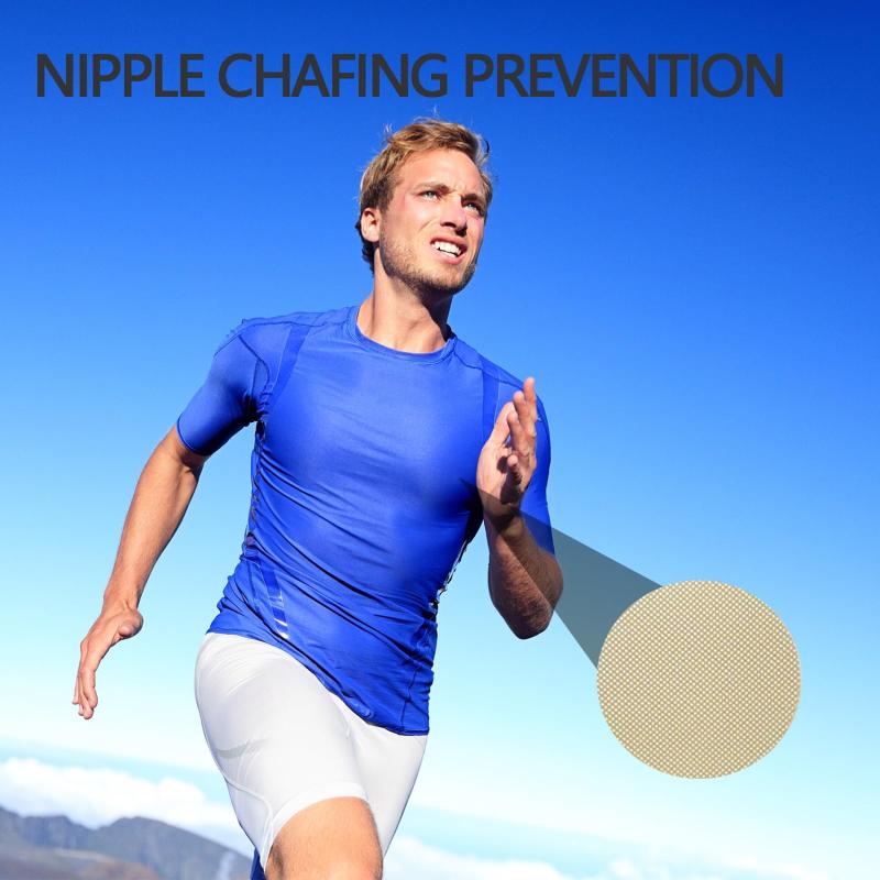 200 Pieces Men Nipple Tape Nipple Cover Nipple Guard Disposable Nipple Pasties Set for Runners