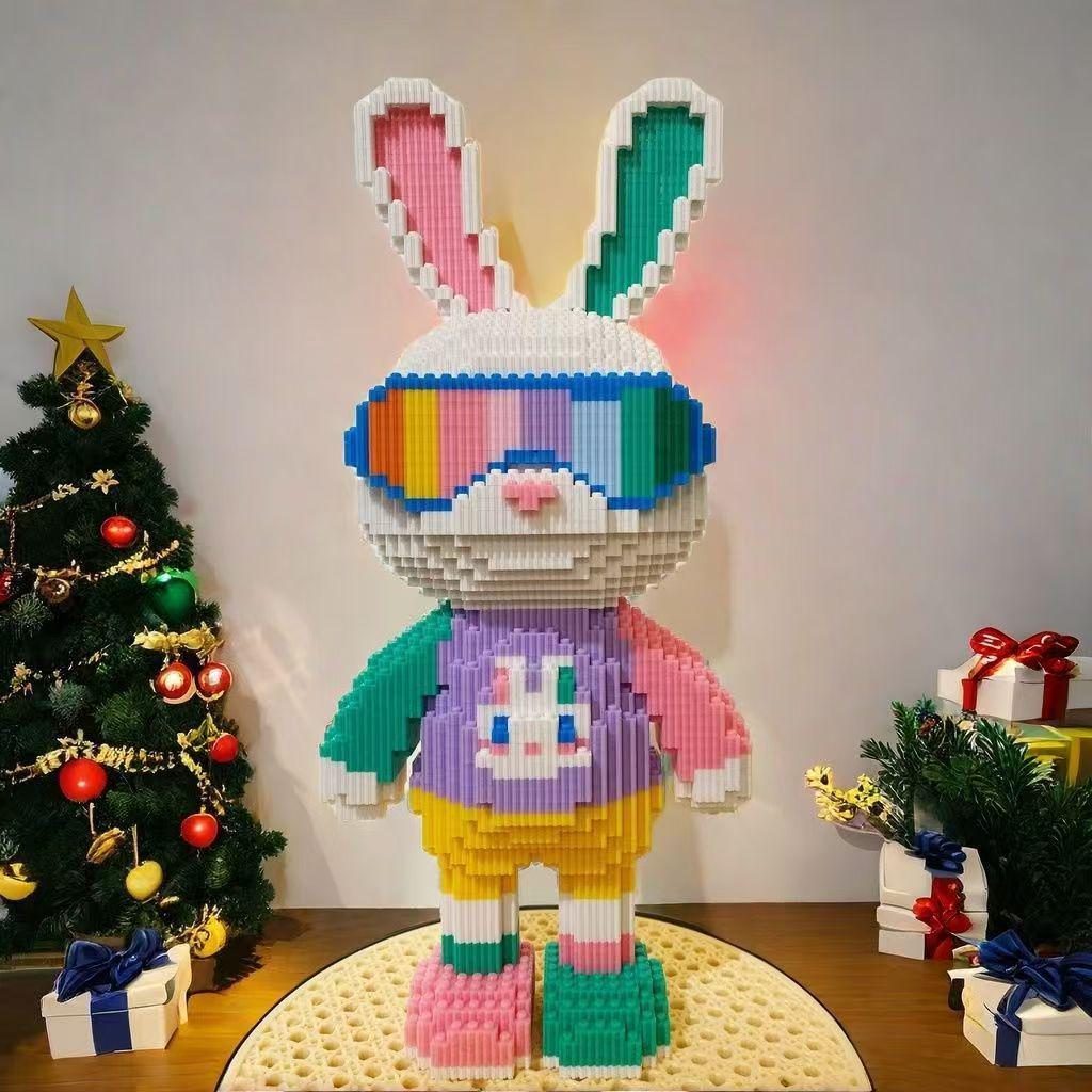 StellaLou Rabbit Building Blocks: High-Difficulty Jigsaw Puzzle Toys for Boys and Girls