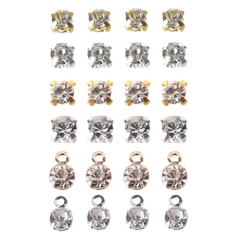 Accessories Patchwork Decoration Mini Button Rhinestone Buckles DIY Doll Clothes Necklace Buttons