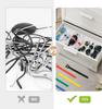10/20/5pcs Releasable Cable Ties Wire Organizer Fastening Reusable Cable Tie Straps Nylon Hook Loop Wire Tie Cable Winder Tape