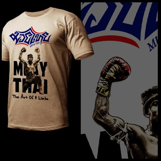 

Muay Thai T-shirt Thai boxing yantra fight tattoo Thai Boxer Martial Arts fight XL