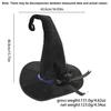 Witch Hat For Halloween Costume Party With Soft Lining Practical Nonwoven Fabric Cosplay Accessories For Kids Adults