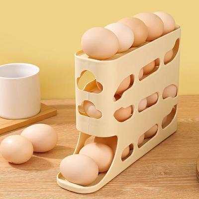 4 Layer Egg Dispenser Space Saving Refrigerator Organizer High Quality Egg Storage Rack  Household