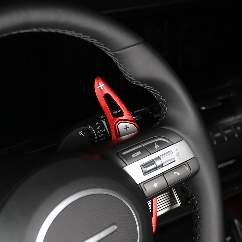 Shift Paddle For Hyundai Sonata 2024 N line Tucson HEV 2025 Car Steering Wheel Gear Extension Shifter DSG Stickers Accessories