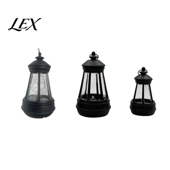 Outdoor Solar Lanterns Hanging Lantern, Retro Lantern Garden Lamp, Waterproof Decorative Lights Light for Backyard Porch Terrace Decor Pathway