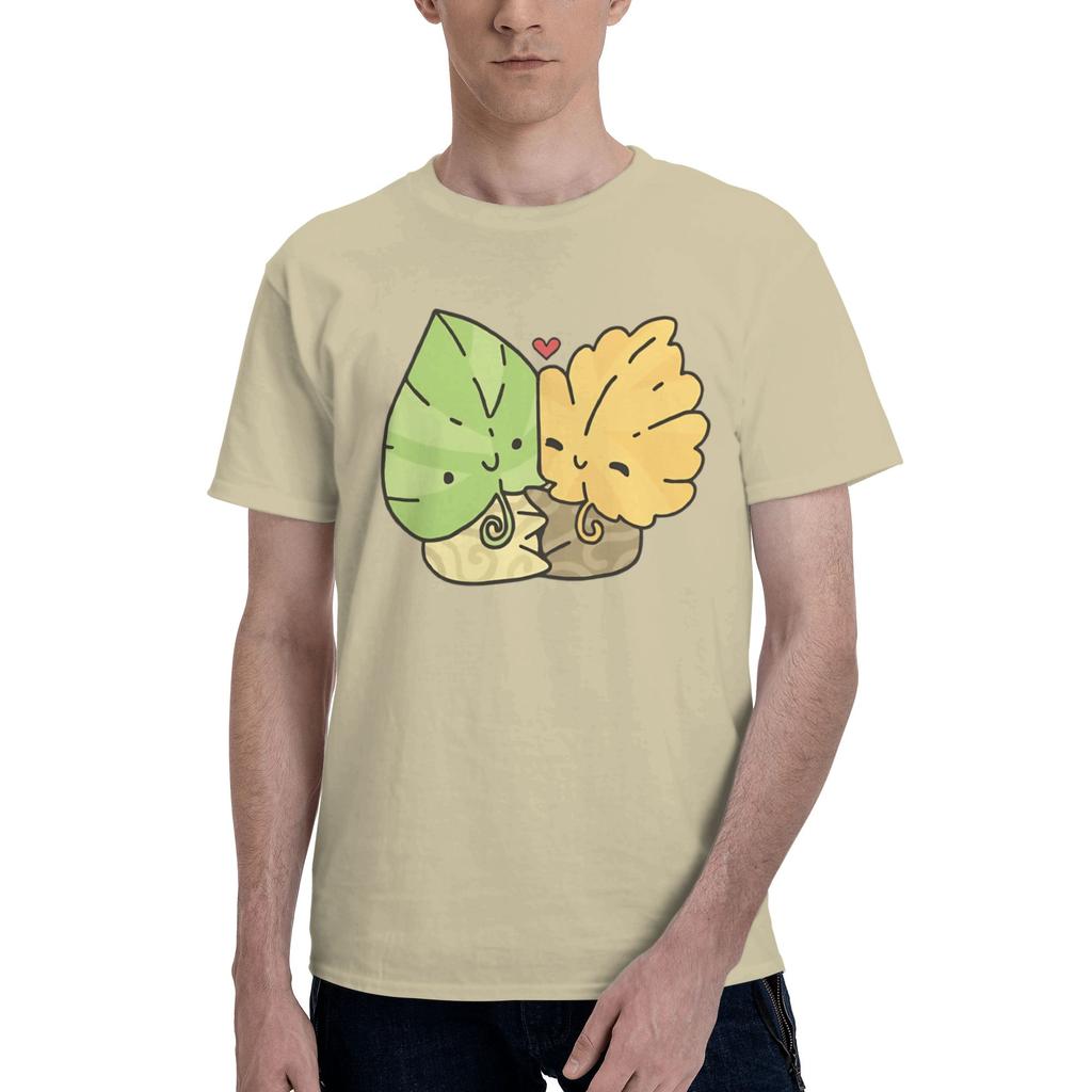 Yaha hug Men T Shirts Korok Amazing Tees Short Sleeve Crewneck Pure Cotton Classic Clothes TShirt