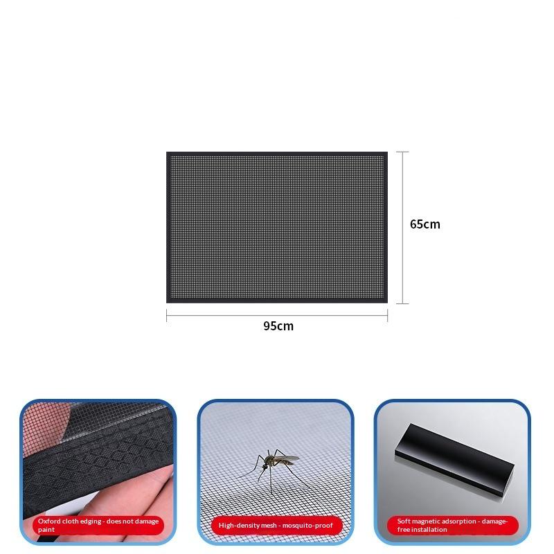Magnetic Car Sunroof Mosquito Net Screen Proof Mesh Car Camping Sunroof Cover Utomotive Sunscreen Heat Insulation Sun Shade A1