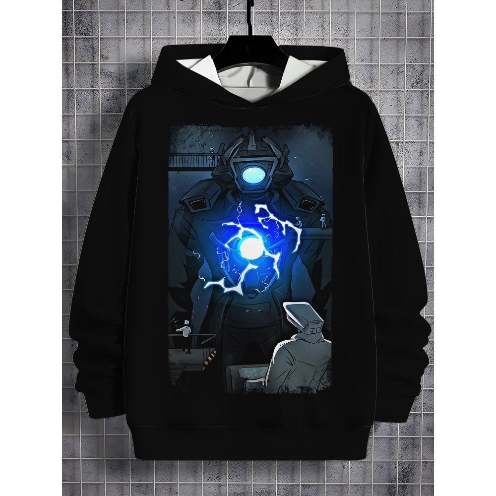 Skibidis 3D Print All Seasons Children Casual Sweatshirt Cool Pullover Tops Unisex Clothes Boy Girl Hoodies