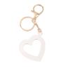 Trinket Heart Cosmetic Mirro Keyring with Key Ring Makeup Mini Mirror  Female Lady Girl