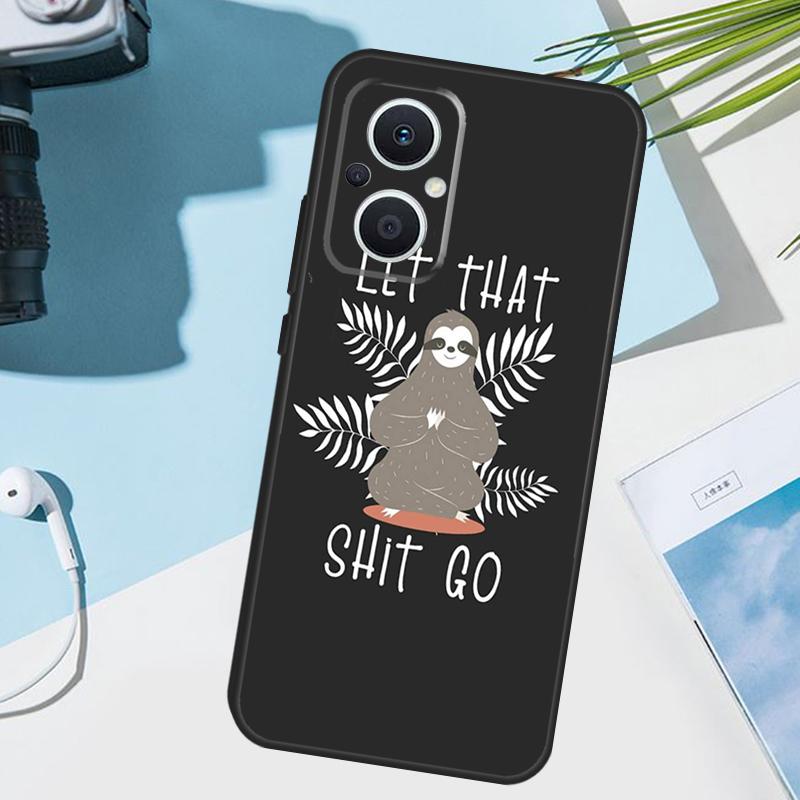 

Cute Lovely Cozy Sloth Animal Cover For OPPO Reno 7 8 Lite 10 12 13 14 Pro 11 F 12F 13F 14F OPPO Find X8 X5 X6 X9 Pro Case OPPO Find X5 Pro