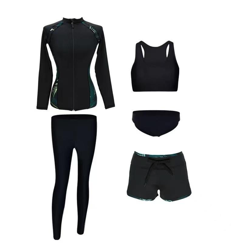 Quick-Dry Men's and Women's Long Sleeve Diving Suit - Split Design for Snorkeling, Surf, and Warmth Protection
