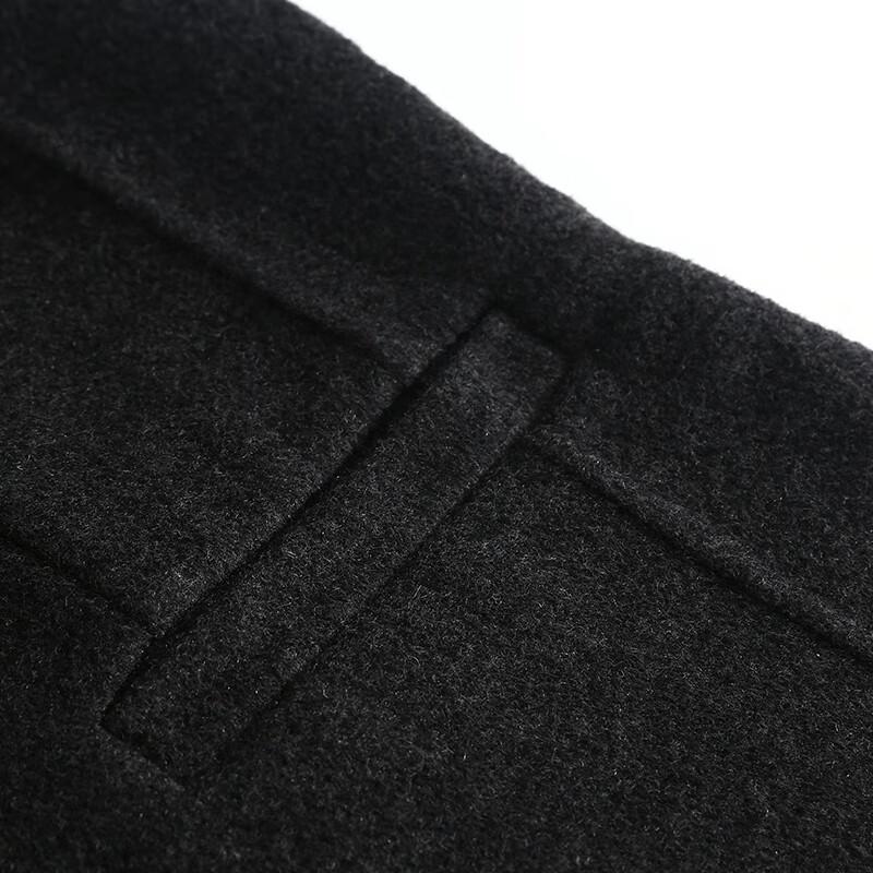 Shetu Minimalistisches zweiseitiges ärmelloses Woll-Minikleid