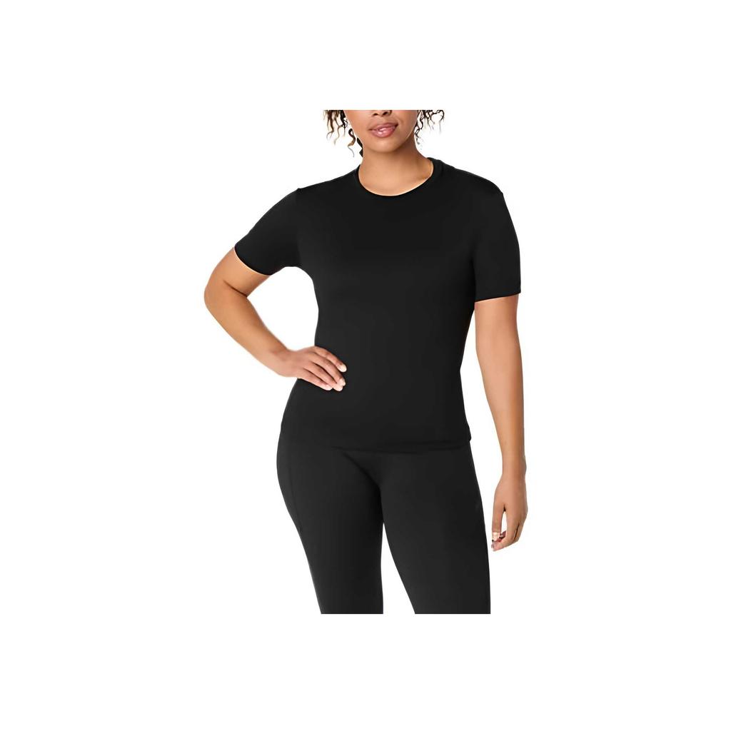 Asics Nagino Flex Short Sleeve Top Simple Comfortable Versatile Solid Color T-Shirt Women Tops 2032D272-001