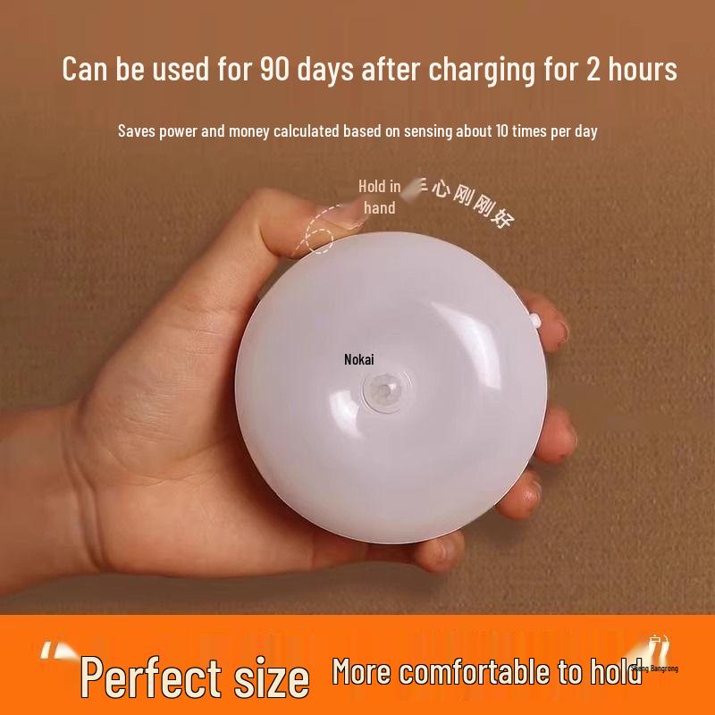 Smart Rechargeable Motion-Sensing Night Light with Sound Control for Hallways and Aisles