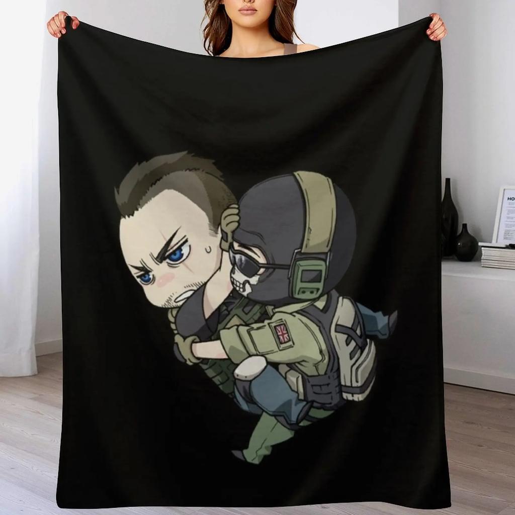 Call of duty modern Throw Blanket Soft Solid Color Blanket for Couch Bed