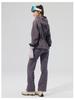 Water-Repellent Durable Outdoor Micro-Flare Pants with Autumn/Winter Velvet Warmth