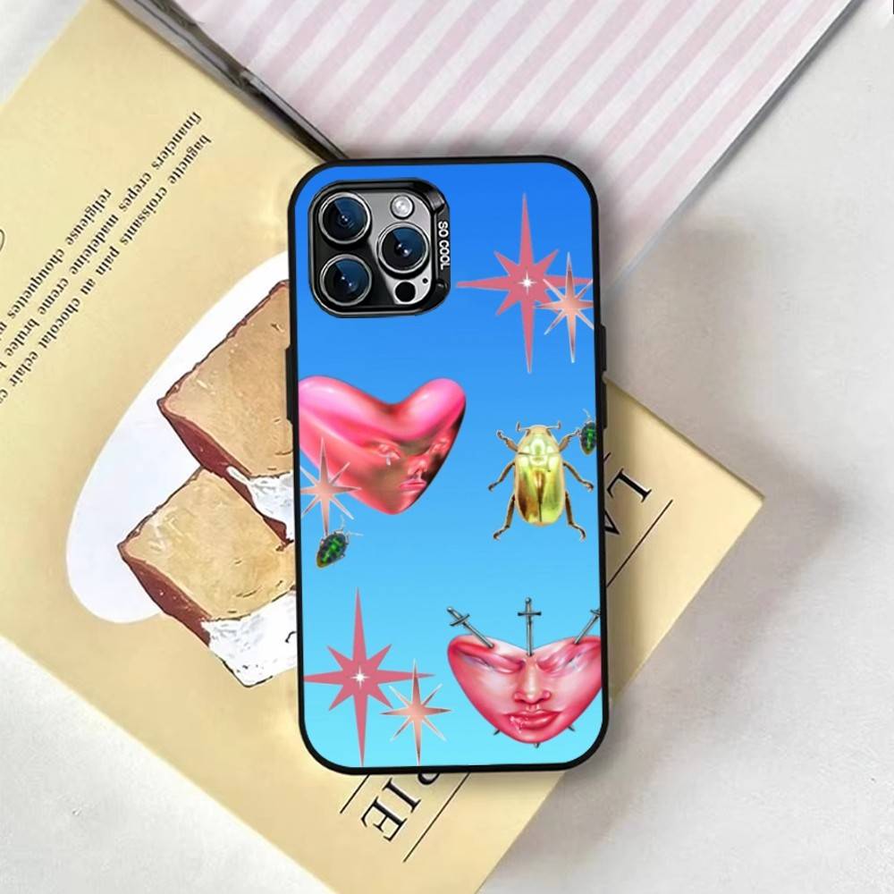 Fontaines -DC Romance Phone Case For iPhone 17,16,15,14,13,12,11 Plus,Pro Max,XS,Colorful Silver Black Cover iPhoneXSMAX
