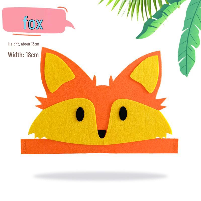 Flickering Halloween Cartoon Animal Hat for Kids & Adults - Perfect for Parent-Child Performances & Costumes