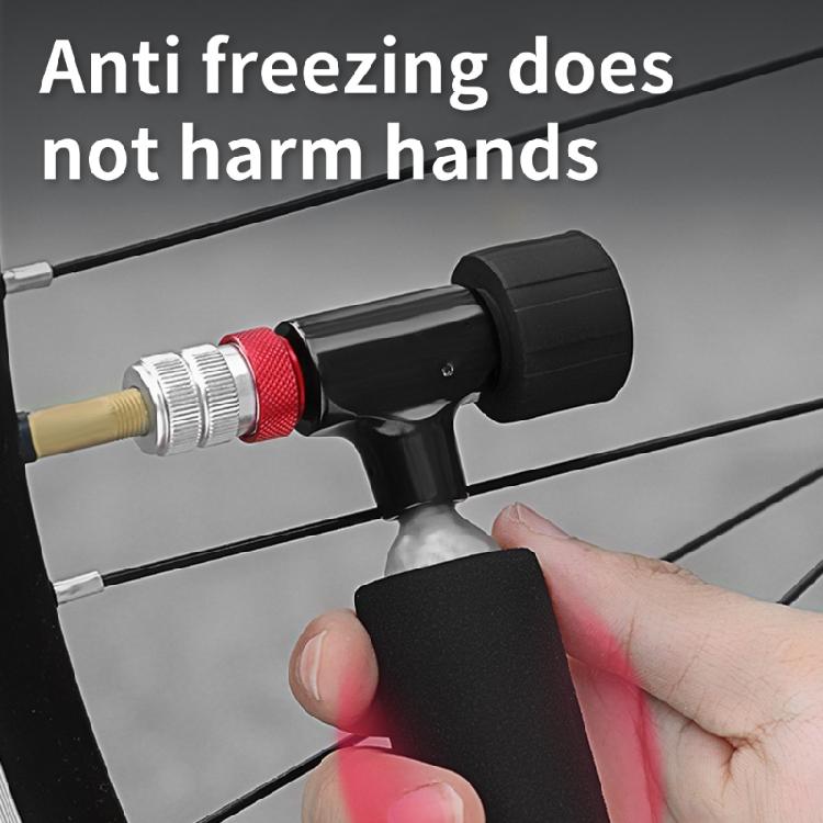 Portable CO2 Inflator Head Quick & Easily Bicycles Tyre Pump Bike Inflation Valves Head Nozzle CO2 Tyre Filler Enduring