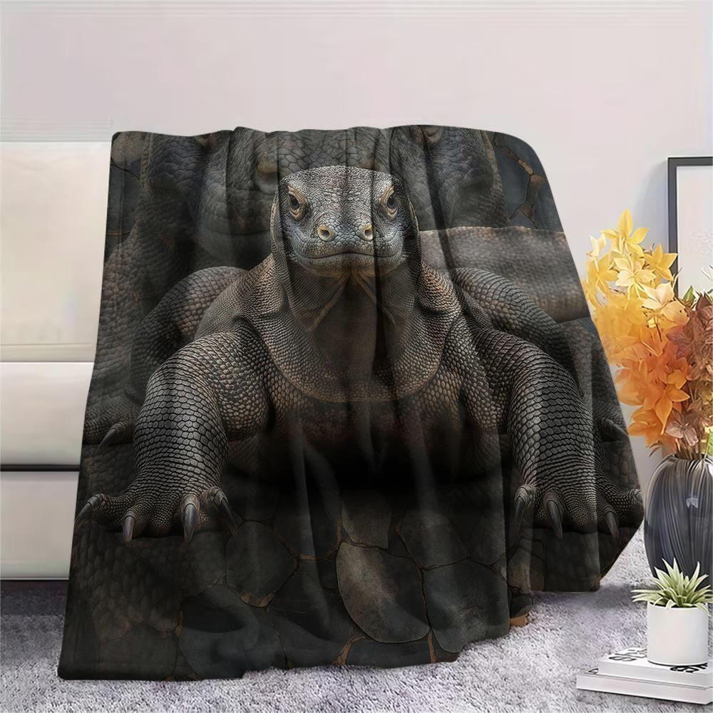 1 Pezzo Coperta in Flanella con Stampa Cartone Animato, Alta Qualità Confortevole per Tutte le Stagioni, Decorazione per la Casa, Calore e Comfort, Perfetta per Regalo di Natale Compleanno