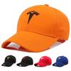 Výšivka pro dospělé pro Tesla Baseballová čepice Muži Ženy Snapback Sluneční clona Klobouk Venkovní Sport Turistika Běh Nastavitelná Dárek Vícebarevná
