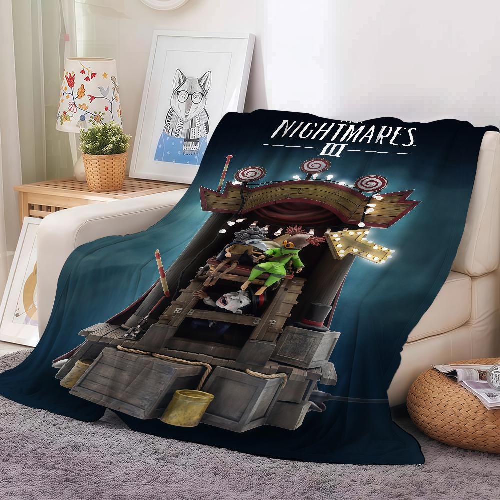 Game L-little N-nightmares Blanket Warm And Soft Suitable For Bedroom Living Room Sofa Bed Office Travel Camping 30x40in