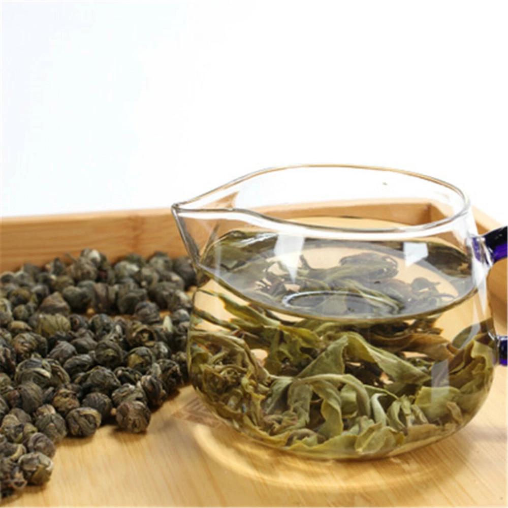 100% Organic Green Jasmine Dragon Pearl Tea Natural Herbal Energy Drink Premium