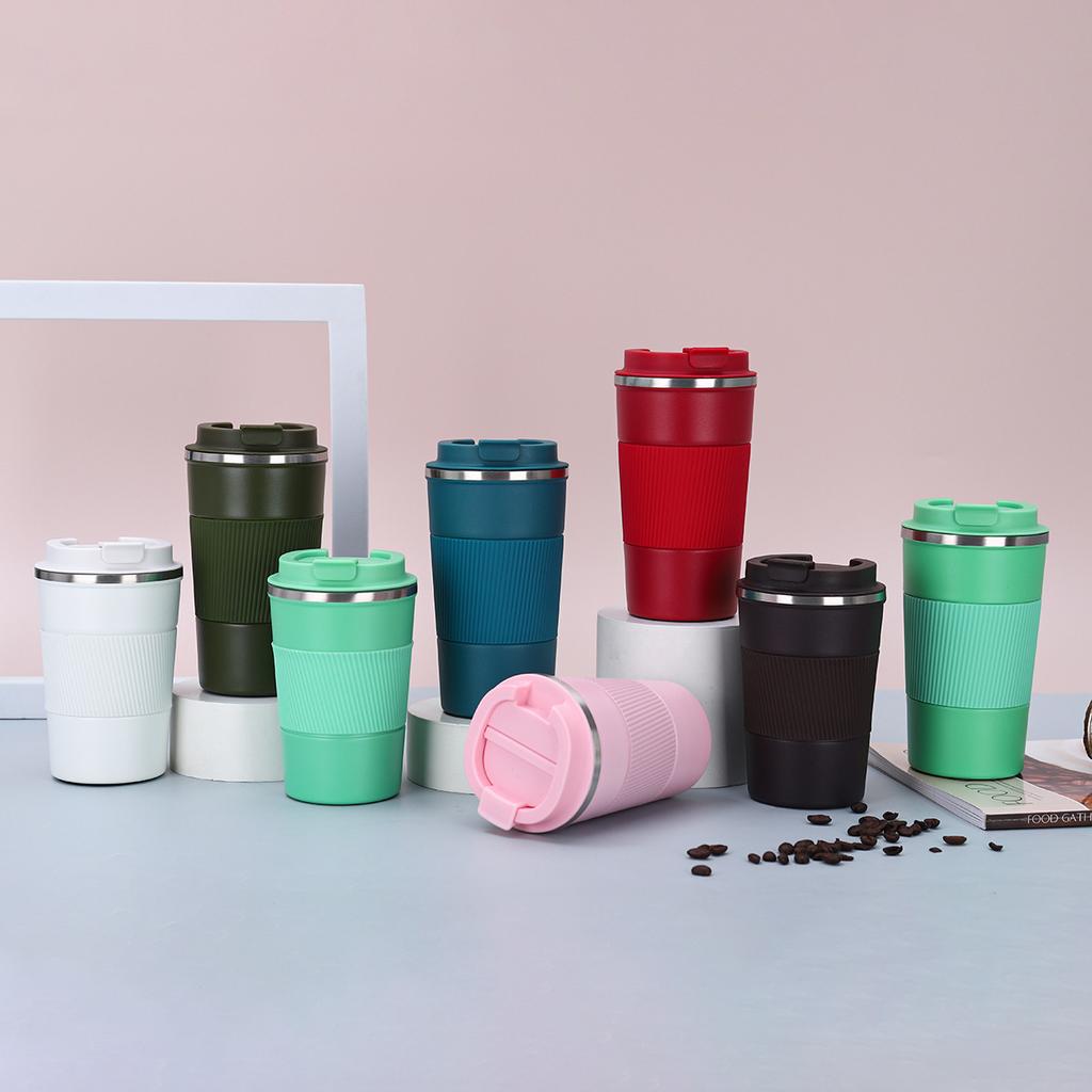 Stainless Steel Coffee Cup Portable Double-layer Vacuum Cup Business Accompanying Water Cup