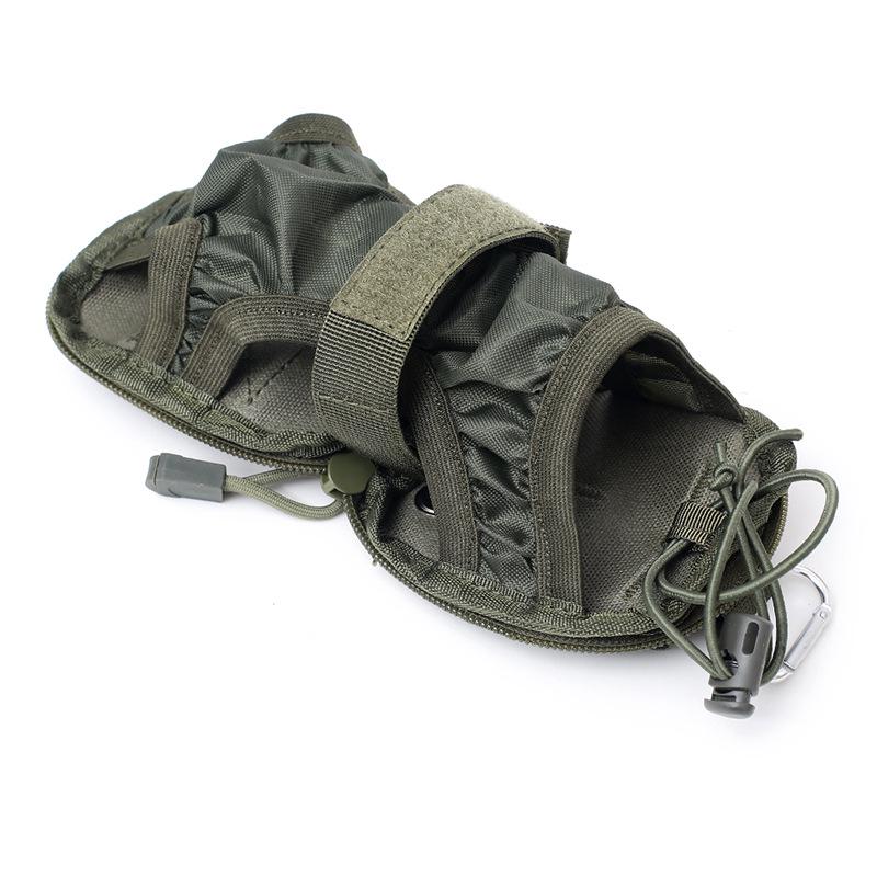 Wolf Tongda EDC Water Bottle Bag: Wearable, Invisible, Elastic Drawstring, Folding Pouch for Water Cup Storage.