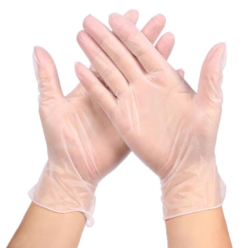Blue Powder-Free Disposable Nitrile Examination Gloves - Anti-Slip, Durable, Food Grade Rubber. Disposable PVC Gloves S