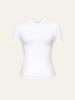 Deoineoseu Tight Basic T-Shirt (White)