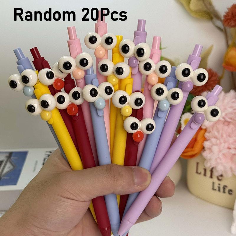 

10 шт. Забавные ручки Чернильные ручки 0,7 мм Ручки для гладкого письма Подпись Офисный стол Канцелярские принадлежности Подарки Random style 10Pcs