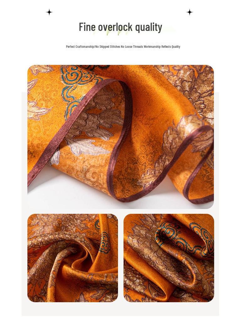 Herbst 2025 Leichter Luxus Bedruckter Snood Schal - Atmungsaktives & Modisches Geschenk für Frauen